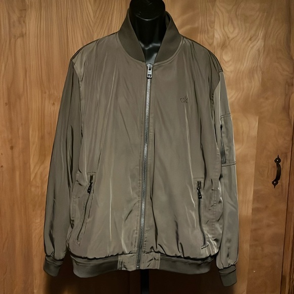 Calvin Klein XL Flight Bomber Jacket Coat - Picture 1 of 5